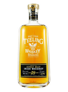 帝霖18年文艺复兴第五卷限量版单一麦芽威士忌TEELING 18yo No.5