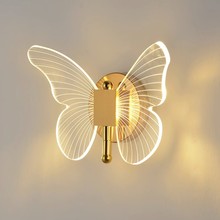 LED现代简约时尚轻奢亚克力壁灯床头电视沙发背景墙装饰壁 灯工厂