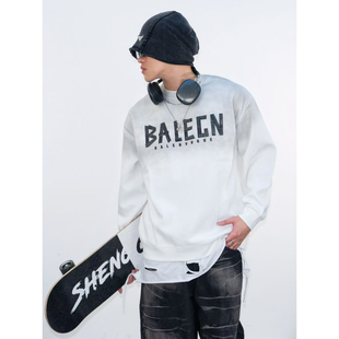 男女高品字母扎染卫衣 潮牌秋季 WYA66410 513素3 512