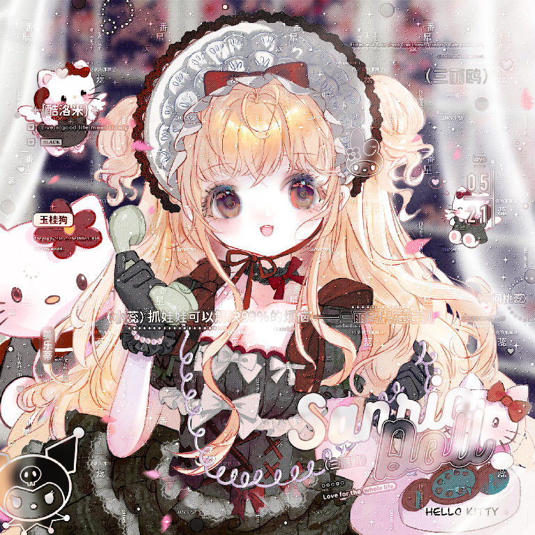 扭蛋露露比十四期原创圈女头