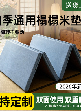 榻榻米床垫可折叠双面可拆洗椰棕