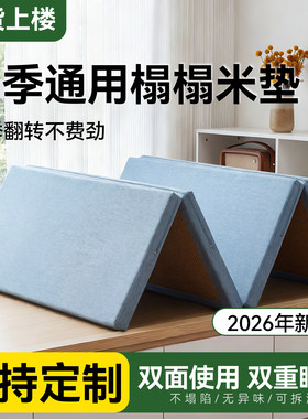榻榻米的专用炕床垫子可折叠双面四季通用椰棕乳胶定制任意小尺寸