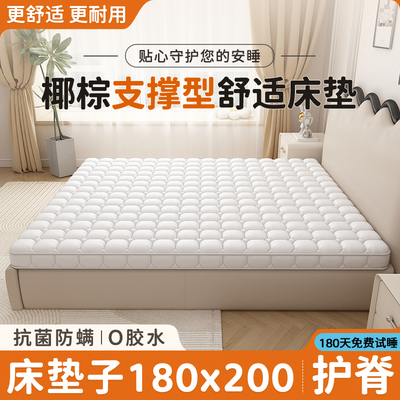 床垫子椰棕硬垫180x200护脊护腰家用卧室10CM厚双人床垫定制尺寸