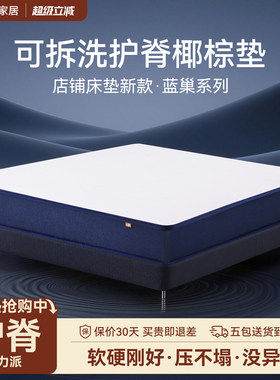 椰棕护脊床垫135x200可拆洗0胶垫