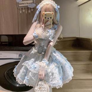 繁花序曲lolita芭蕾风公主连衣裙吊带裙日常jsk成人礼生日洛丽塔