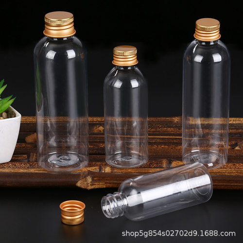 10 20 30 50 100ml  pet透明液体分装瓶精油鱼药小瓶子铝盖塑料瓶