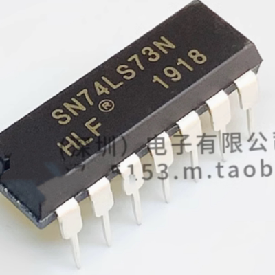 HLF全新 SN74LS73N 74LS73 DIP-14  双JK负边沿正反器芯片 高品质