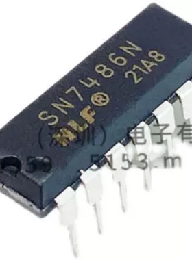 HLF全新 SN7486N 7486 直插DIP14 输入端四异或门逻辑芯片 高品质