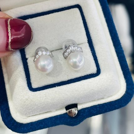 国内精工S925纯银耳钉尚款美配件空托可配6-7mm