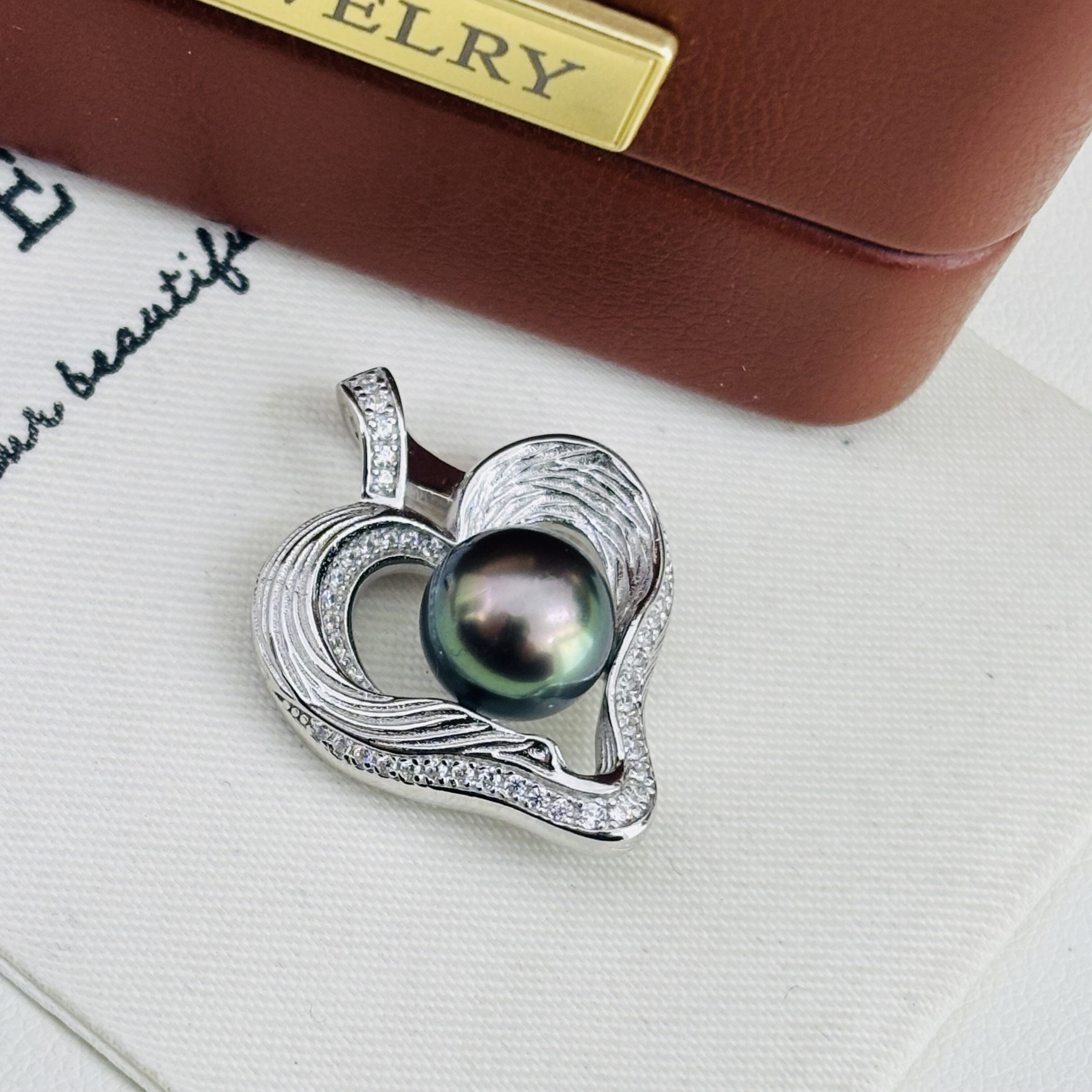 diy纯银精工配件万能扣爱心吊坠可配9-10mm珍珠黑色银色金色均有,珠宝/钻石/翡翠,颈饰,淘宝优惠券,粉丝福利购,淘宝优惠卷