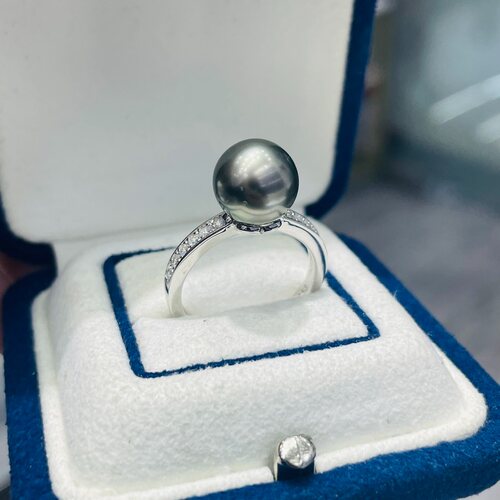 国内精工S925纯银简约锆石戒指配件空托可配9-15mm