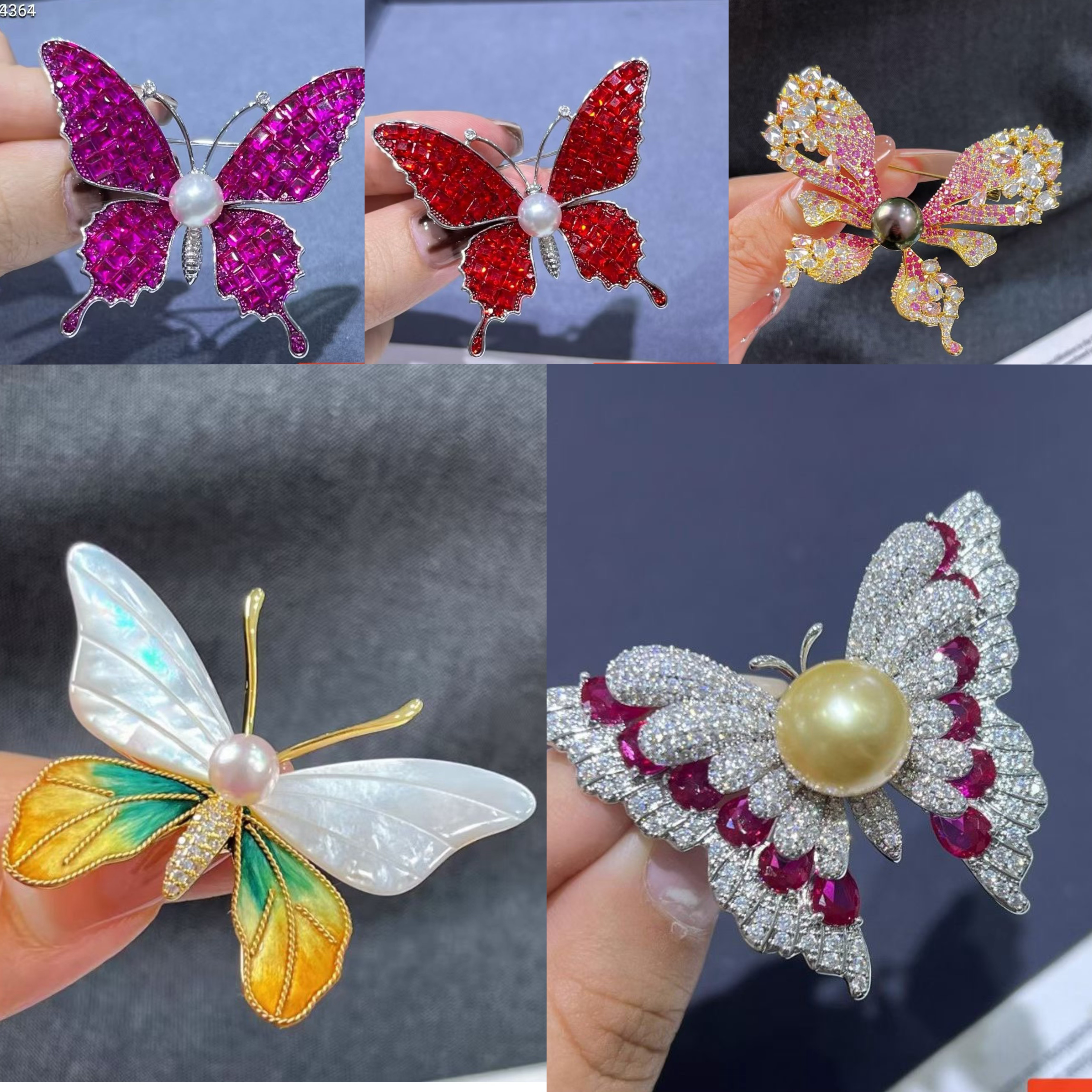 合金精工diy蝴蝶胸针集合华丽胸针diy胸花配件配饰,珠宝/钻石/翡翠,胸饰,淘宝优惠券,粉丝福利购,淘宝优惠卷