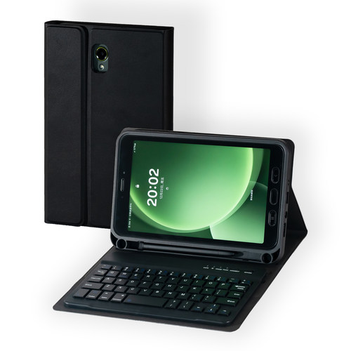 适用三星Galaxy Tab Active3/5西班牙语8寸平板电脑蓝牙键盘带笔槽保护套X300/X306B全包边壳T570/T575N键盘