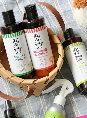 日本进口APDC狗狗沐浴露洗澡除菌除臭止痒香波茶树精油宠物护毛素