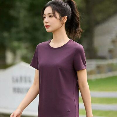 蕉下CT005女士短袖T恤棉质上衣夏季户外休闲透气衣服新款打底衫