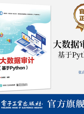官方旗舰店 大数据审计 基于Python 张高煜 著 高等院校审计和金融科技等专业相关课程的教材 财经从业人员参考书 电子工业出版社