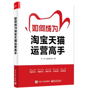 官方旗舰店 如何成为淘宝天猫运营高手 淘宝天猫平台的网店运营数据化运营视觉优化爆款打造 王一文（@电商马夫） 电子工业出版社