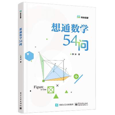 【自营旗舰店】 想通数学54问 初中通用二进制数怎么转换方程函数图形教程 数学思维训练 计算技巧 解题方法