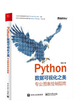 官方旗舰店 Python数据可视化之美 专业图表绘制指南 全彩 张杰 Python 语言编程基础知识 如何使用matplotlib 绘制HTML