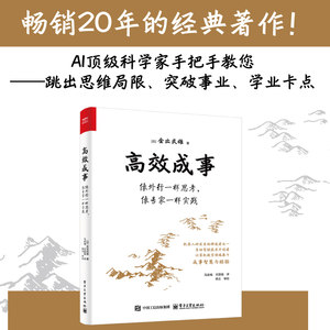 官方旗舰店高效成事像外行一样思考像专家一样实践马金城王国强译海阔天空的构思跳出现有的成功电子工业出版社