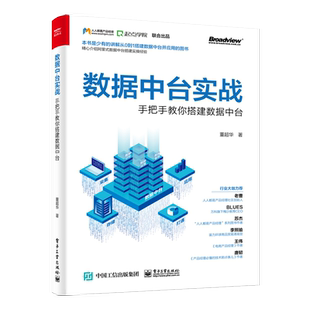 官方旗舰店 数据中台实战:手把手教你搭建数据中台 董超华著 产品运营设计层面关于数据中台实际落地方案 数据库书籍