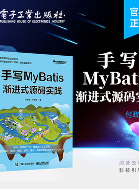 官方旗舰店 手写MyBatis 渐进式源码实践 MyBatis的核心逻辑 MyBatis分析设计实践 MyBaits核心功能解析 Spring Boot书籍 付政委