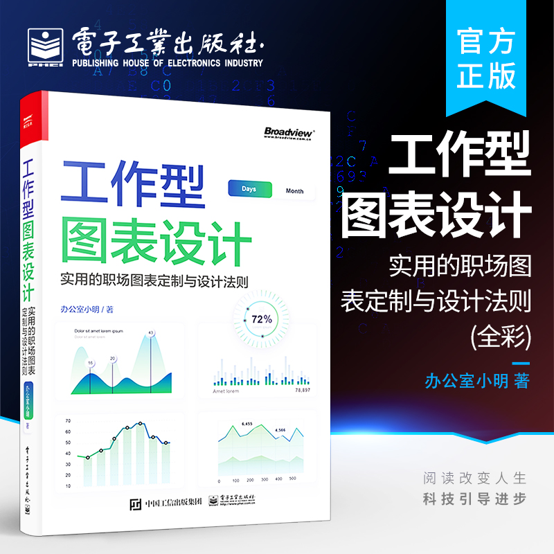 官方旗舰店 工作型图表设计：实用的职场图表定制与设计法则 图表通用设计法则典型图表设计技巧常用图表类型介绍 办公室小明 编著