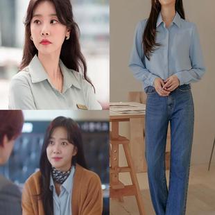 韩剧九尾狐传 赵宝儿 朴素珍 张娜拉同款休闲衬衫 正品韩国代购