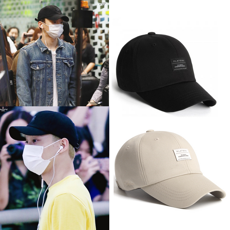 直邮~韩国代购PLATEAU正品 EXO 金钟仁同款字母棒球帽 遮阳鸭舌帽