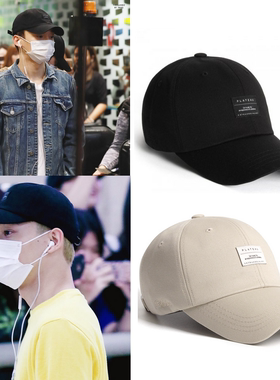 直邮~韩国代购PLATEAU正品 EXO 金钟仁同款字母棒球帽 遮阳鸭舌帽