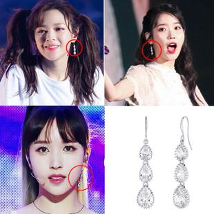 韩国正品代购 组合TWICE 俞定延 名井南 李知恩 IU同款耳环 耳饰