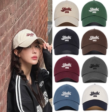 林秀香同款 韩国代购1993STUDIO正品 字母鸭舌棒球帽 男女帽子