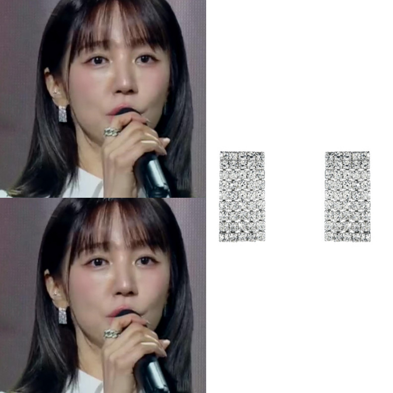 直邮~韩国代购 JYDDM正品 潮牌 尹恩惠同款925银镶钻耳环 耳钉女