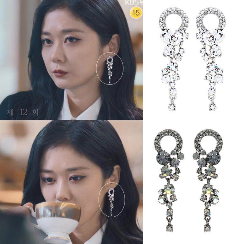 直邮~韩国正品代购 韩剧大发不动产 张娜拉同款百搭韩版耳环 耳饰