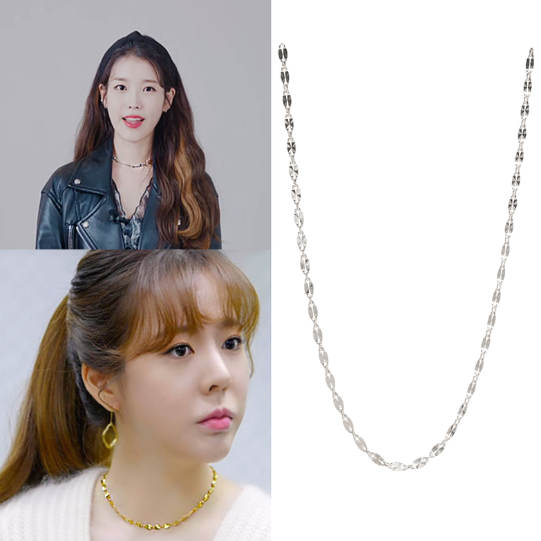 直邮~韩国正品代购 李顺圭 严正花 李美珠 李知恩 iu同款项链
