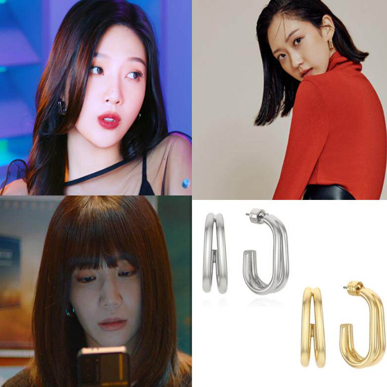 直邮~韩国正品 Rita Monica代购 朴秀荣 郑恩地 韩智贤同款耳环