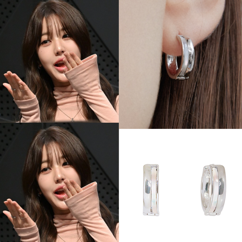 直邮~韩国代购Primaute正品 组合IVE 张员瑛 张元英同款耳环 耳饰