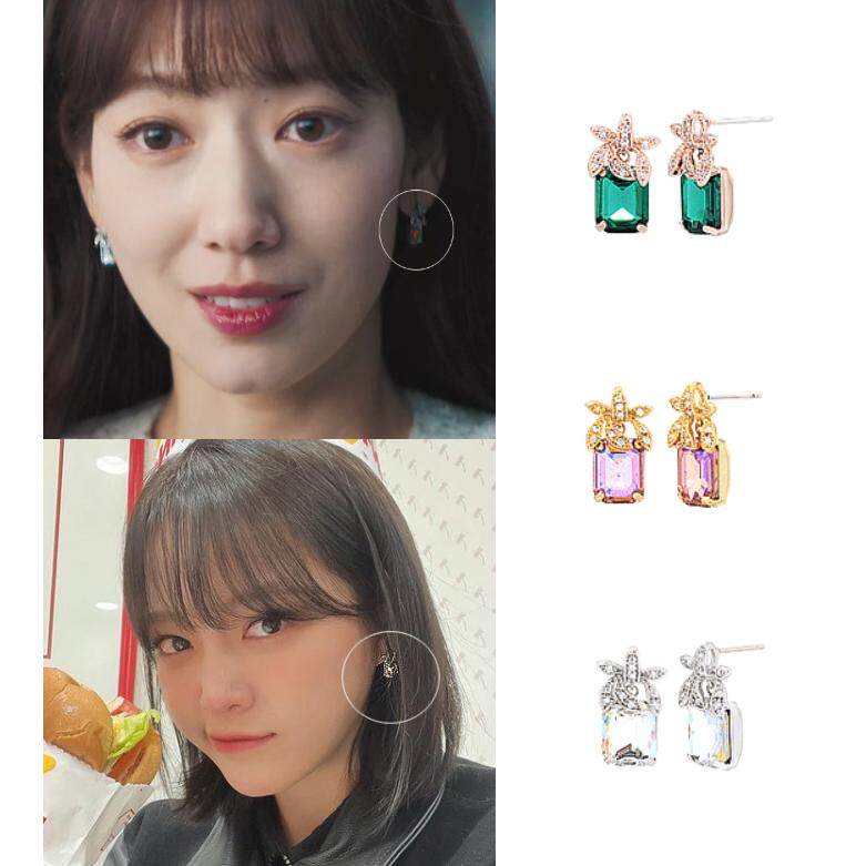 韩剧来自地狱的法官 朴信惠 金世正同款耳环 耳钉女 正品韩国代购