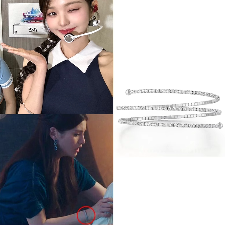 金容智同款镶钻手镯手链