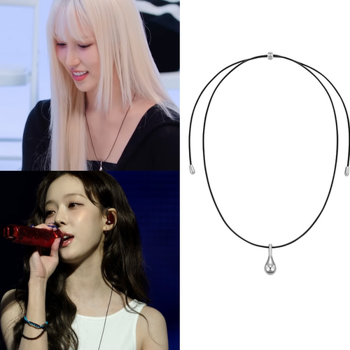 直邮~韩国正品代购 组合TWICE名井南 aespa 金纹庭winter同款项链