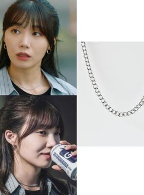 韩国代购katenkelly正品 韩剧酒鬼都市女人们 郑恩地同款链条项链