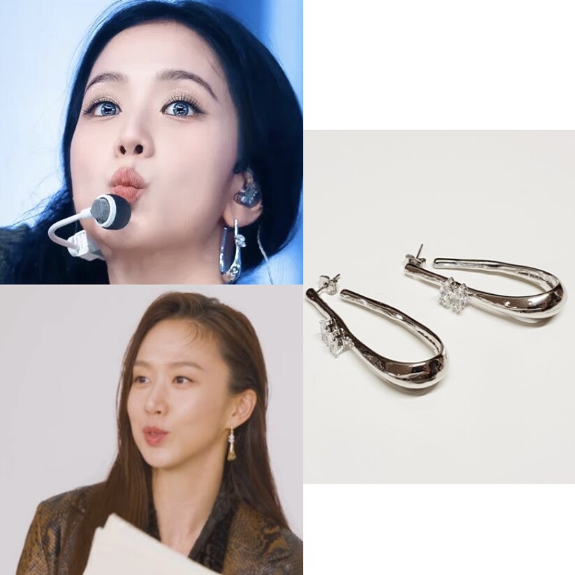 直邮~韩国代购blackmuse正品 blackpink 金智秀同款时尚耳环 耳饰