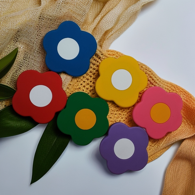 卡通可爱便携心形圆形随身镜