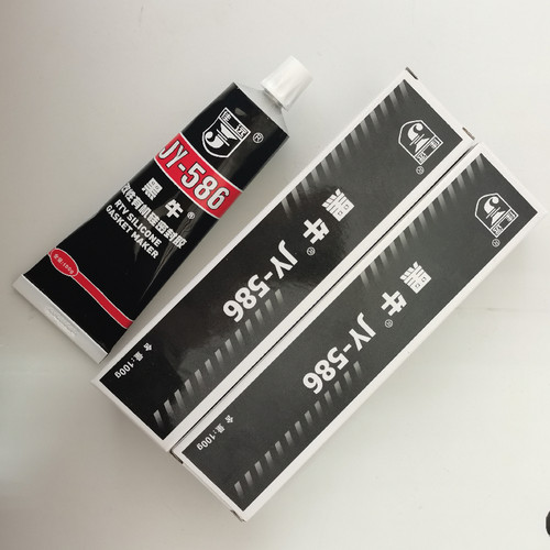 黑牛586汽车密封胶免垫片维修发动机摩托变速箱缸盖防水高温100克