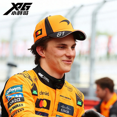 小胖哥彪马2026 F1迈凯伦联名皮亚斯特里遮阳帽鸭舌帽棒球帽男