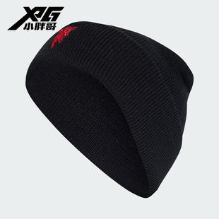 小胖哥XPG阿迪达斯曼联新款男女针织无边帽冬季运动休闲保暖帽子