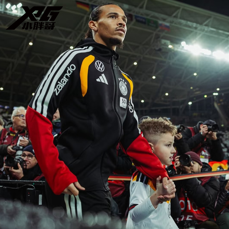 小胖哥XPG阿迪达斯2026世界杯德国队球员版运动休闲连帽夹克外套