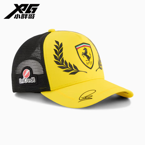 F1法拉利联名限量运动休闲帽子男