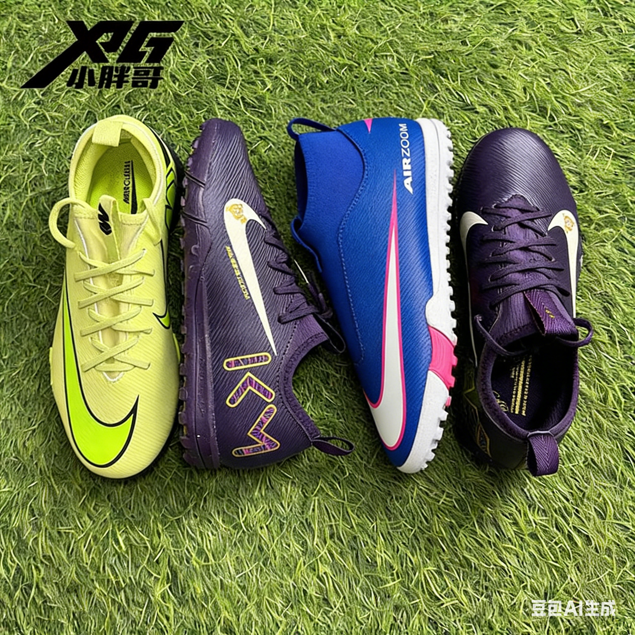 小胖哥XPG耐克Nike刺客16中端TF碎钉人草青少年儿童男女孩足球鞋,运动鞋new,足球鞋,淘宝优惠券,粉丝福利购,淘宝优惠卷