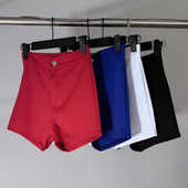 弹力性感超短裤 街舞钢管舞高腰嘻哈舞蹈裤 修身 金泫雅同款 显腿热裤